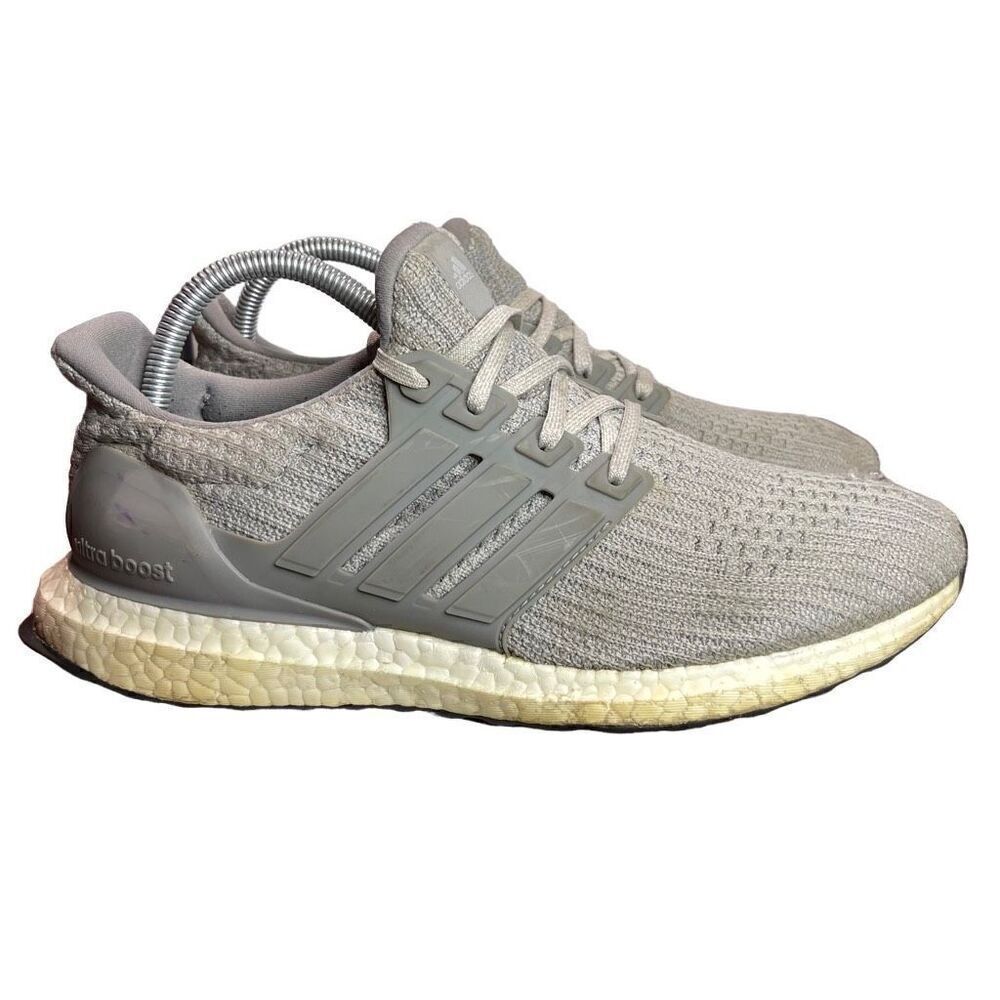 Adidas Womens Ultra Boost BB6150 Gray Running Shoes Sneakers Size 9